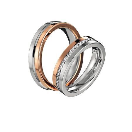 Ringe von Infinity auf weißem Hintergrund