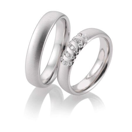 Ringe von Infinity auf weißem Hintergrund