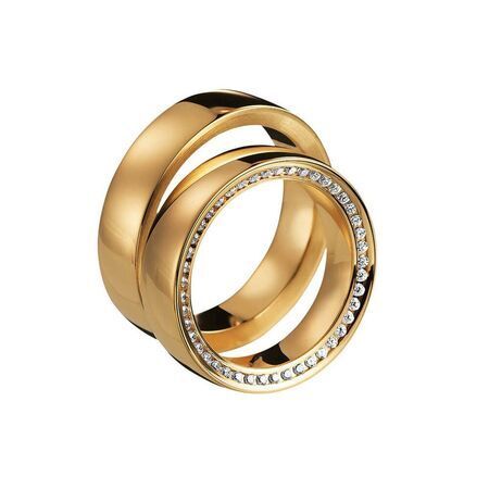 Ringe von Infinity auf weißem Hintergrund