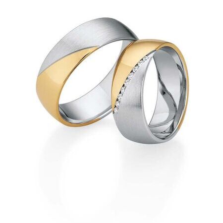 Ringe von Selection auf weißem Hintergrund