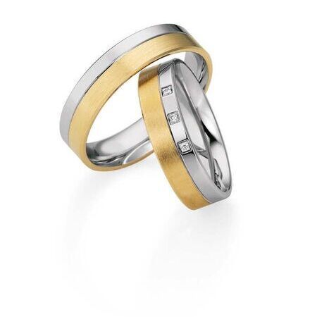 Ringe von Selection auf weißem Hintergrund