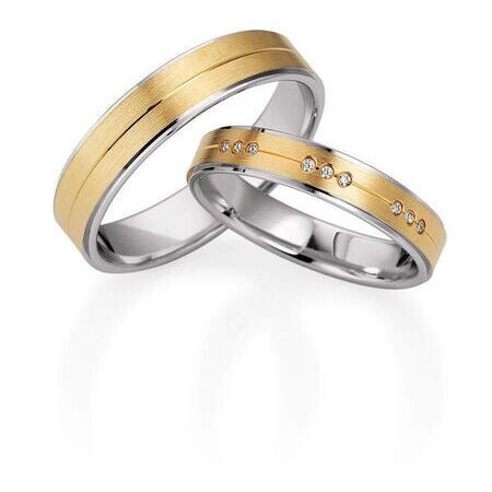 Ringe von Selection auf weißem Hintergrund
