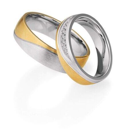 Ringe von Selection auf weißem Hintergrund