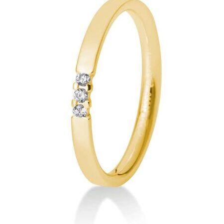 Ring von Memoire auf weißem Hintergrund