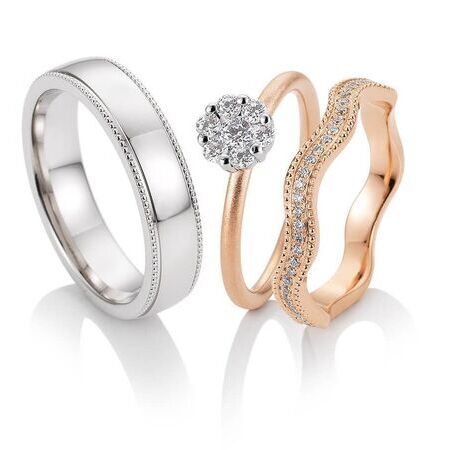 Ringe von Phoenix auf weißem Hintergrund